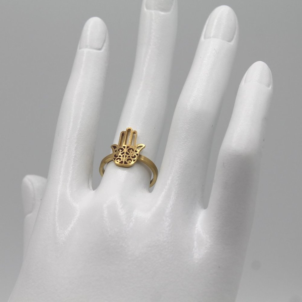 Hamsa hand protection against the evil ring - Picture 5 of 6